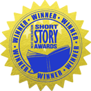 Short Story Awards winner sticker